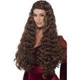 Medeltid Peruker Smiffys Medieval Princess Wig