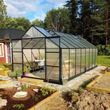Fristående växthus på rea Metalcraft Greenhouse 18m² Aluminium Plast