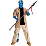Avatar - Blå Maskeradkläder Rubies Deluxe Adult Jake Sully Costume