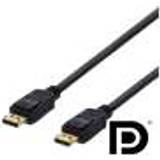 DisplayPort-DisplayPort - DisplayPort-kablar - Hane - Hane Deltaco DisplayPort-DisplayPort 1m