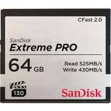 CFast 2.0 Minneskort SanDisk Extreme Pro CFast 2.0 525/430MB/s 64GB
