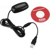 Microsoft Adapters Microsoft Xbox 360/PC Wireless Game Receiver Adapter - Black