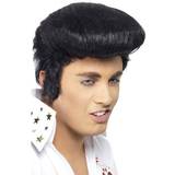 Punk & Rock Korta peruker Smiffys Elvis Deluxe Wig Black