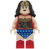 Lego - Vita Inredningsdetaljer Lego Super Heroes Wonder Woman Alarm Clock 9009877
