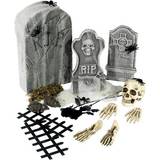 Skelett Smiffys Decor Graveyard Collection 24-pieces