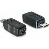 Kablar DeLock Micro USB B - Mini USB B Adapter M-F