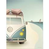 Vissevasse VW Camper Poster 30x40cm