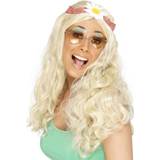 Blond - Hippies Peruker Smiffys Groovy Wig Blonde