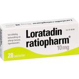 Loratadin Loratadine Ratiopharm 10mg 28 st Tablett