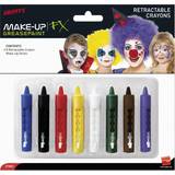 Cirkus & Clowner - Multifärgad Smink Smiffys Make-Up FX Face/Body Retractable