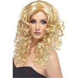 Halsdukar & Sjalar - Kändisar Maskeradkläder Smiffys Glamour Wig Blonde