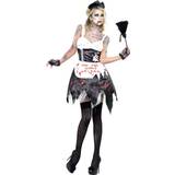 French maid Maskerad Smiffys Fever Zombie French Maid Costume