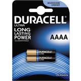 Alkalisk Batterier & Laddbart Duracell Ultra AAAA 2-pack