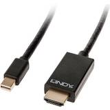Kablar Lindy HDMI-DisplayPort Mini 0.5m