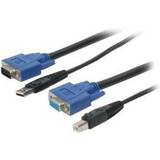 StarTech 2.0 - USB-kabel Kablar StarTech USB A/VGA - USB B/VGA 1.8m