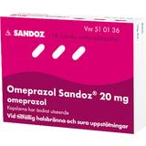 Omeprazole Receptfria läkemedel Omeprazol Sandoz 20mg 14 st Kapsel