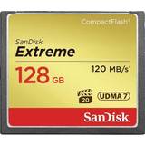 128 GB - Compact Flash Minneskort SanDisk Extreme Compact Flash 120MB/s 128GB