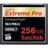 Compact Flash Minneskort SanDisk Extreme Pro Compact Flash 160MB/s 256GB