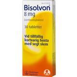 Bromhexinhydroklorid Receptfria läkemedel Bisolvon 8mg 30 st Tablett
