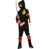 Fighting - Röd Maskeradkläder Rubies Ninja Costume Kids