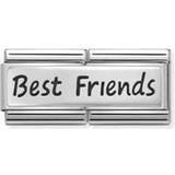 Nomination Composable Classic Double Link Best Friends Charm - Silver/Black