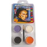 Orange Maskerad Smink Eulenspiegel Halloween Witch Makeup Set
