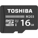 Toshiba Minneskort Toshiba M203 MicroSDHC Class 10 UHS-I U1 100MB/s 16GB +Adepter