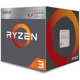 14 nm - AMD Socket AM4 Processorer AMD Ryzen 3 2200G 3.5GHz, Box