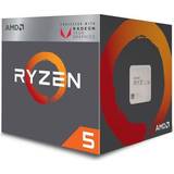 14 nm - 4 - AMD Socket AM4 Processorer AMD Ryzen 5 2400G 3.6GHz, Box