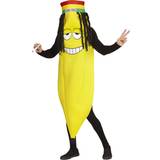 Gul - Unisex Dräkter & Kläder Widmann Rastafarian Banana Costume