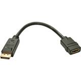 Lindy DisplayPort-kablar Lindy HDMI-DisplayPort 0.2m