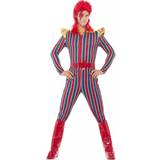 Dans - Röd Maskeradkläder Smiffys Space Superstar Costume