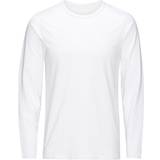 Jack & Jones Solid Long Sleeved T-shirt - White/White