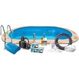 Nedgrävda pooler Swim & Fun Inground Pool Package 8x4x1.5m