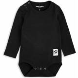Mini Rodini Bodys Barnkläder Mini Rodini Basic Long Sleeve Body - Black (1000001399)