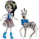 Plastleksaker - Zebror Dockor & Dockhus Mattel Enchantimals Zelena Zebra Doll & Hoofette