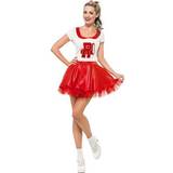 Grease - Röd Maskeradkläder Smiffys Sandy Cheerleader Costume