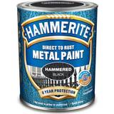 Hammarlack svart Hammerite Direct to Rust Hammer Metallfärg Svart 2.5L