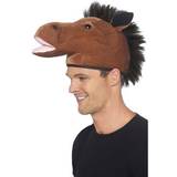 Brun - Djur Huvudbonader Smiffys Horse Hat