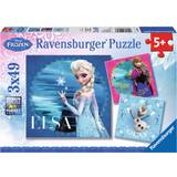 Elsa pussel Ravensburger Disney Frozen Elsa Anna & Olaf 3x49 Bitar