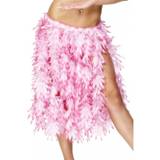 Nordamerika - Rosa Dräkter & Kläder Smiffys Hawaiian Hula Skirt Pink