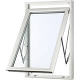 Teak Vridfönster SP Fönster Stabil Trä Vridfönster 3-glasfönster 38x48cm