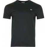 Lacoste Herr - Svarta Kläder Lacoste Crew Neck Pima Cotton Jersey T-shirt - Black