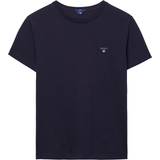 Gant Herr T-shirts Gant Solid T-shirt - Evening Blue
