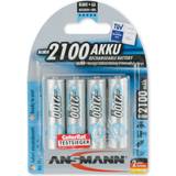 Kamerabatterier - NiMH Batterier & Laddbart Ansmann NiMH Mignon AA 2100mAh MaxE Compatible 4-pack