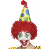Cirkus & Clowner Maskerad Hattar Smiffys Clownhatt med Hår