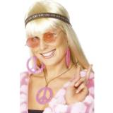 Hippies - Rosa Maskeradkläder Smiffys Hippie Kit