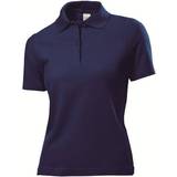 14 - Dam Pikétröjor Stedman Short Sleeve Polo Shirt - Navy Blue