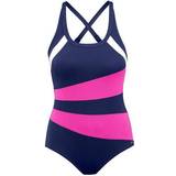 Abecita Dam Baddräkter Abecita Speed Swimsuit - Blue/Pink
