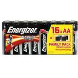 Alkaliska Batterier & Laddbart Energizer AA Alkaline Power Compatible 16-pack